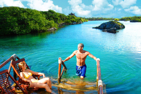 From Playa del Carmen: Xel-Há All-Inclusive Park Xel-Há Park All-Inclusive Ticket with Transportation