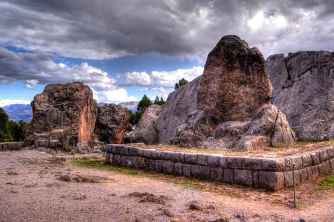 Desde Cusco: Stadsrundtur Cusco Sacsayhuaman,Qoricancaha.Cusco :Sacsayhuaman stadstur 4 ruiner.