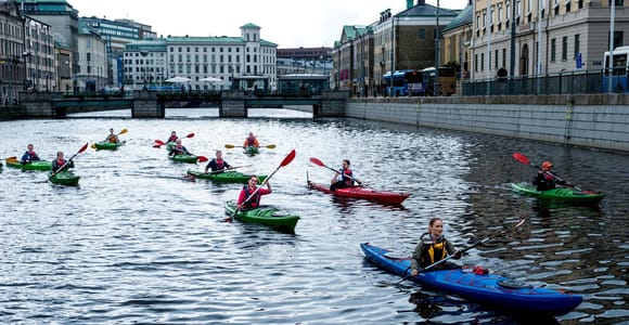 Stadtführung mit dem Kajak