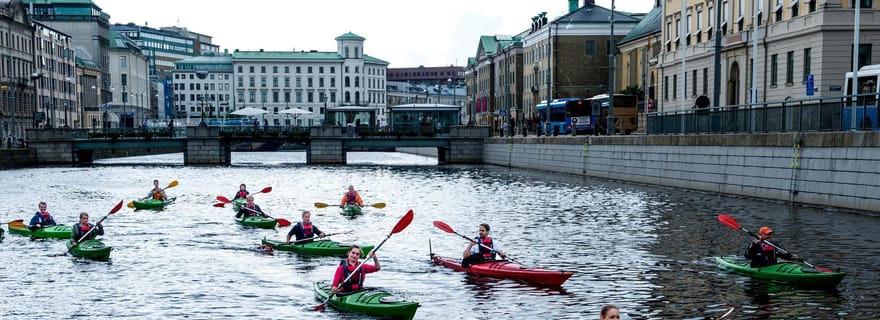 Tour de ville en kayak