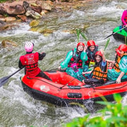 Khao Lak: ATV, Zipline, Rafting and Monkey Cave Temple Adventure Khao Lak: ATV, Zipline, Rafting and Monkey Cave Temple Adventure