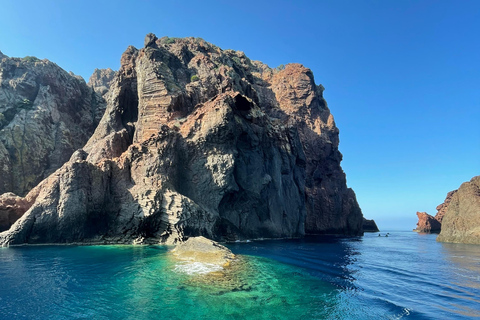 Da Sagone/Cargèse: Tour in barca di Scandola, Piana e Girolata