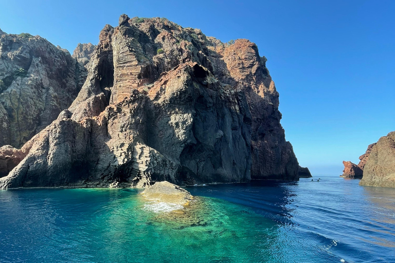 From Sagone/Cargèse: Scandola, Piana and Girolata Boat Tour From Cargèse: Scandola Girolata Calanques Piana