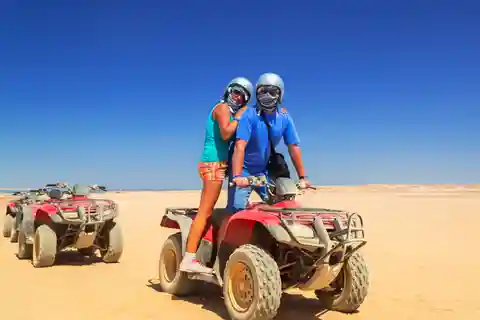 Hurghada Desert Safari: Quad Biking & Bedouin Village Visit.