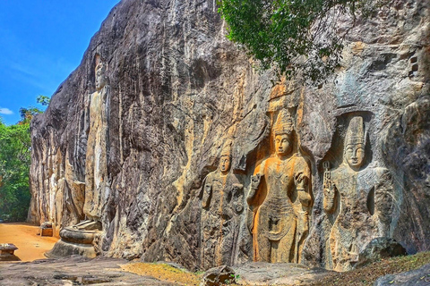 Ella: Diyaluma Waterfalls & Buduruwagala Temple Day Tour