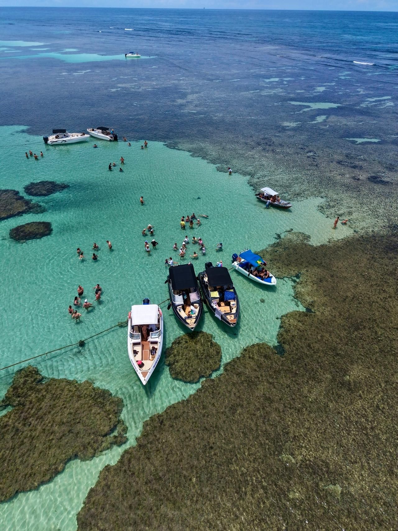 Morro de São Paulo: Motorboot-Tour zu den Inseln und Naturbecken