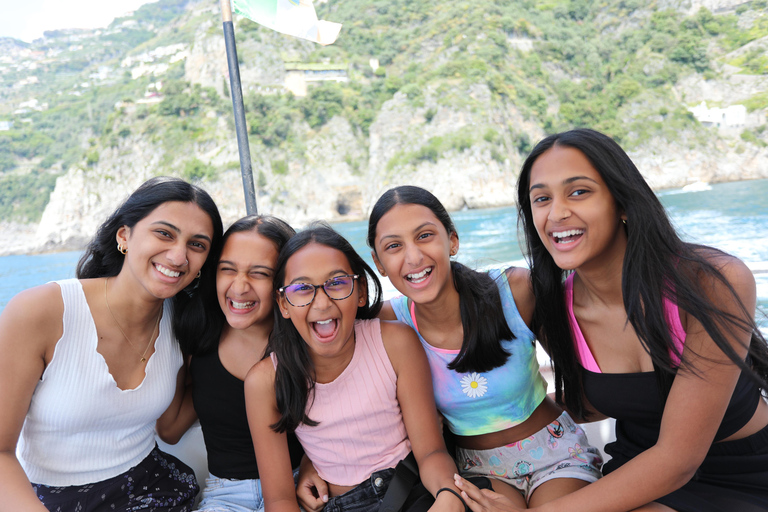 Viagem de 1 dia a Positano-Amalfi e Pompéia em um passeio de luxo saindo de Roma