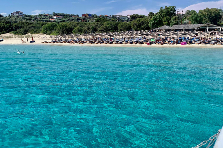 Chalkidiki: Blue Lagoon & Ammouliani Island Cruise & Lunch Chalkidiki: Lunch Cruise to Blue Lagoon & Vourvourou's Islet