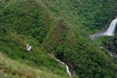 From Medellin: Epic Zipline and Giant Waterfall