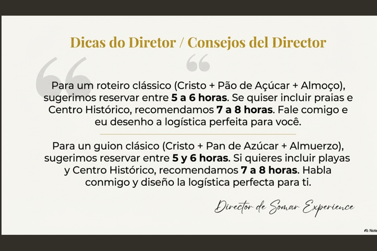 Rio de Janeiro: Private City Tour with Customizable Itinerary