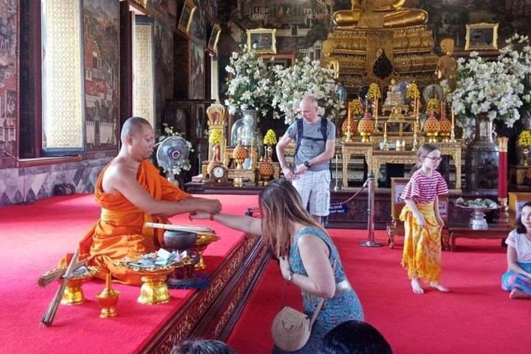 Bangkok: Tour privato a piedi dei punti salienti e dei monumenti della cittàTour privato a piedi di 8 ore