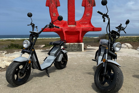 Aruba: Electric Scooter Tour with Beach Stops