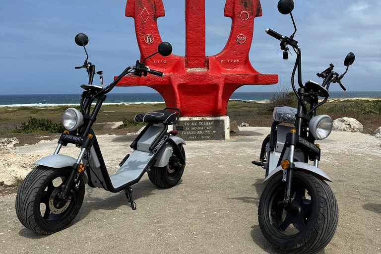 Aruba: Electric Scooter Tour with Beach Stops