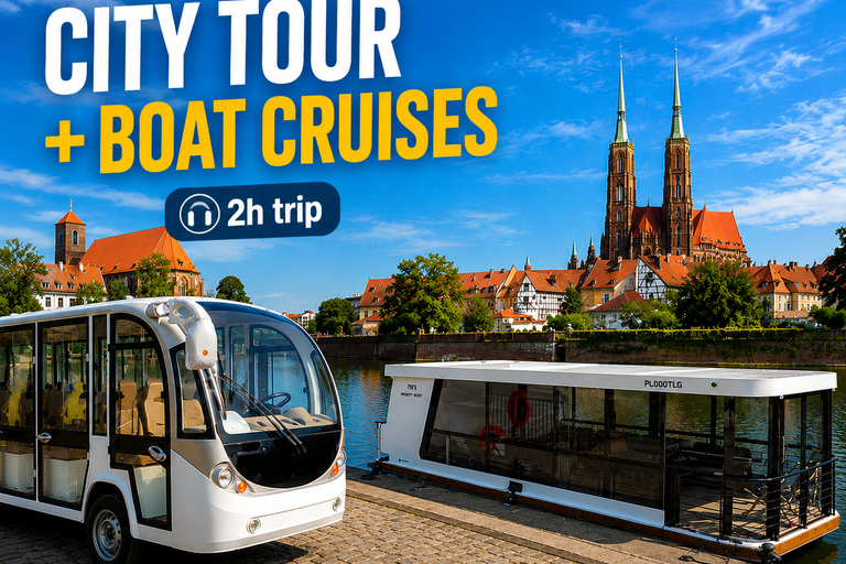 Wroclaw: Combined City tour & Boat cruise ( old town)