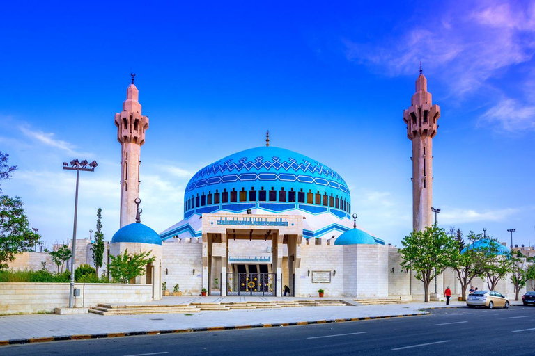 Från Döda havet: Amman stad, Madaba och Mount Nebo dagsturResa med endast transport