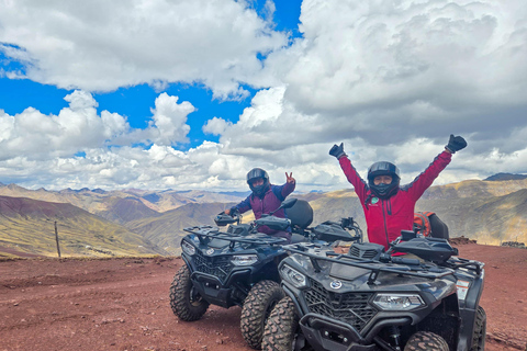 Cusco: ATV tour From Red Valley + Rainbow Mountain Vinicunca 1 ATV for 2