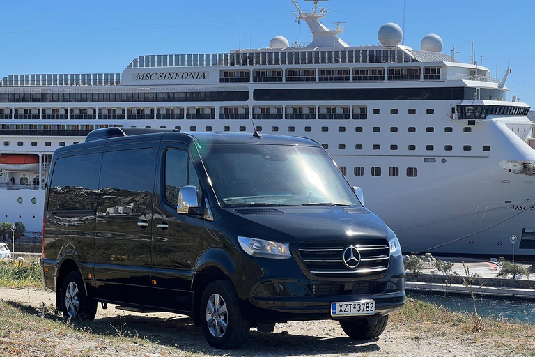 Explorez Mykonos avec style grâce à un mini-van de luxe2 à 4 passagers