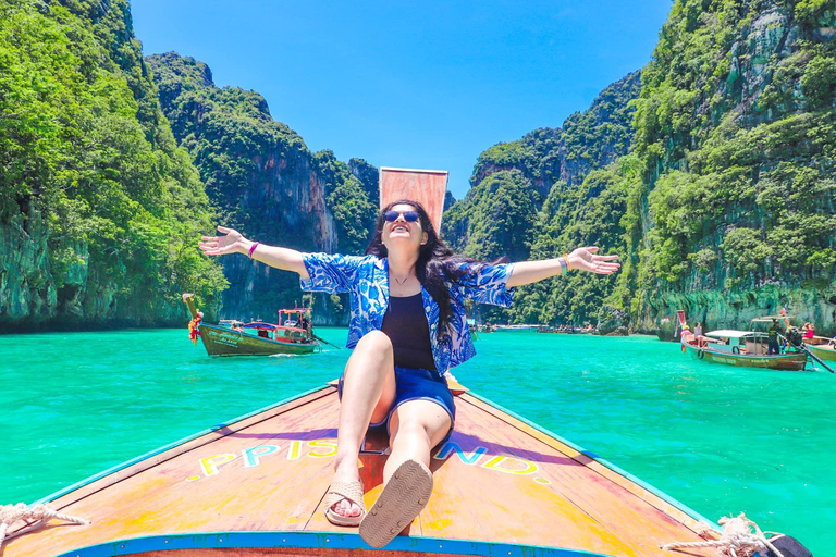 Phuket: PhiPhi, Maya Bay &amp; Khai Island Dagstur med motorbåt