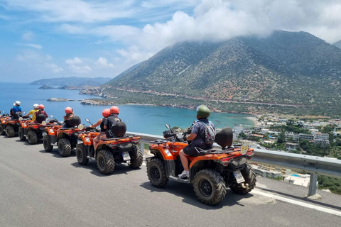 Desde Rethymno Panormo Bali: Excursión en Quad Safari de 57 km, 4 horasUn quad ATV para 2