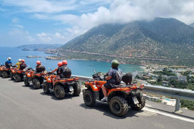 Desde Rethymno Panormo Bali: Excursión en Quad Safari de 57 km, 4 horasConductor único Quad