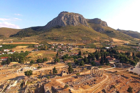 Z Aten: prywatna wycieczka do biblijnego starożytnego Koryntu i kanałuZ Aten: prywatna wycieczka do starożytnego Koryntu i kanału