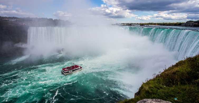 Toronto: Tour di un giorno alle Cascate del Niagara con crociera in barca opzionale