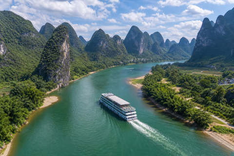 Guilin: Li River Cruise to Yangshuo | 3-5 Star Options From Yangshuo to Yangdi: Li River 3-Star Cruise