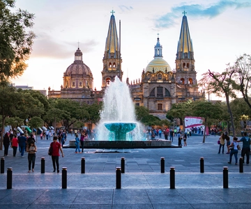 Rundgang durch die Innenstadt von Guadalajara
