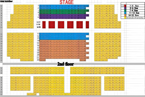Beijing Red Theatre Kung Fu Acrobatic Show Pre-Booked Ticket 11-13 Row