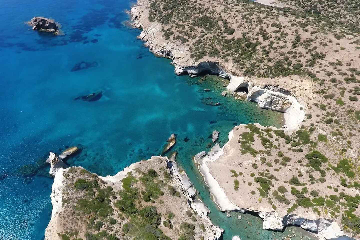 클레프티코 & 시키아 동굴 모험 보트 투어