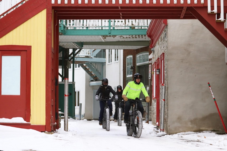 Fatbike-Tour durch Québec City im Winter