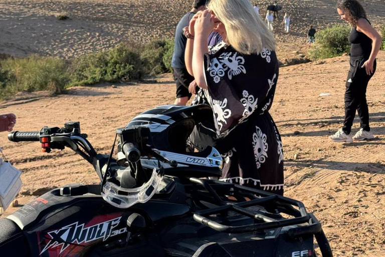 Agadir/Taghazout: Quad Bike On The Beach W- Tea & Biscuits QUAD BIKE FROM TAGHAZOUT