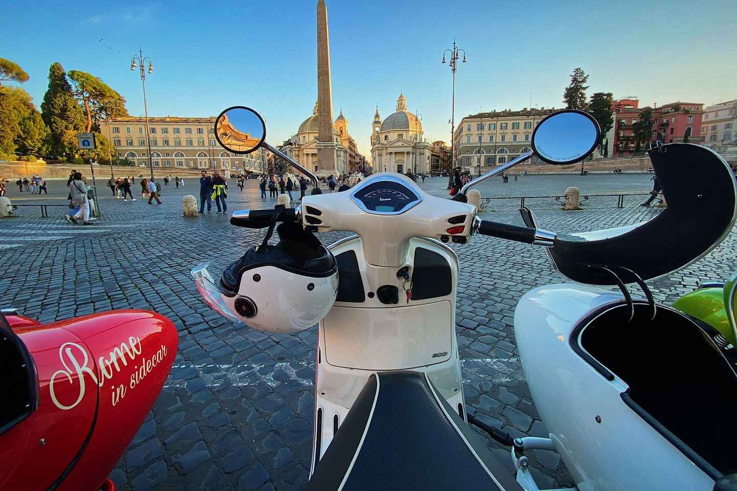 Morning Vespa Sidecar Tour with Cappuccino