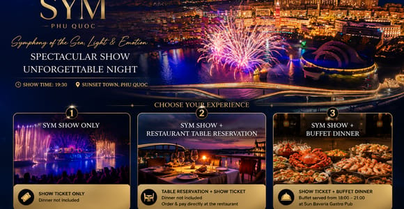 SYMPHONY Show Ticket with Optional Dinner & Transfer