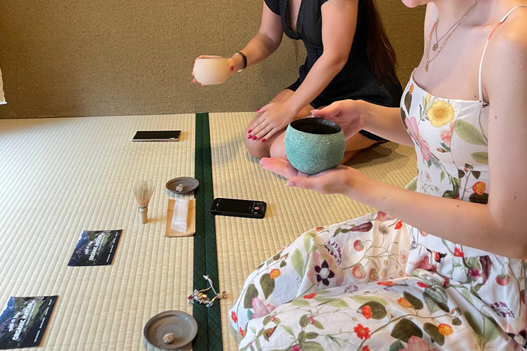 Tokio: Traditionele theeceremonie ervaring in ShibuyaShibuya st Tokio, ralaxed traditionele matcha ervaring