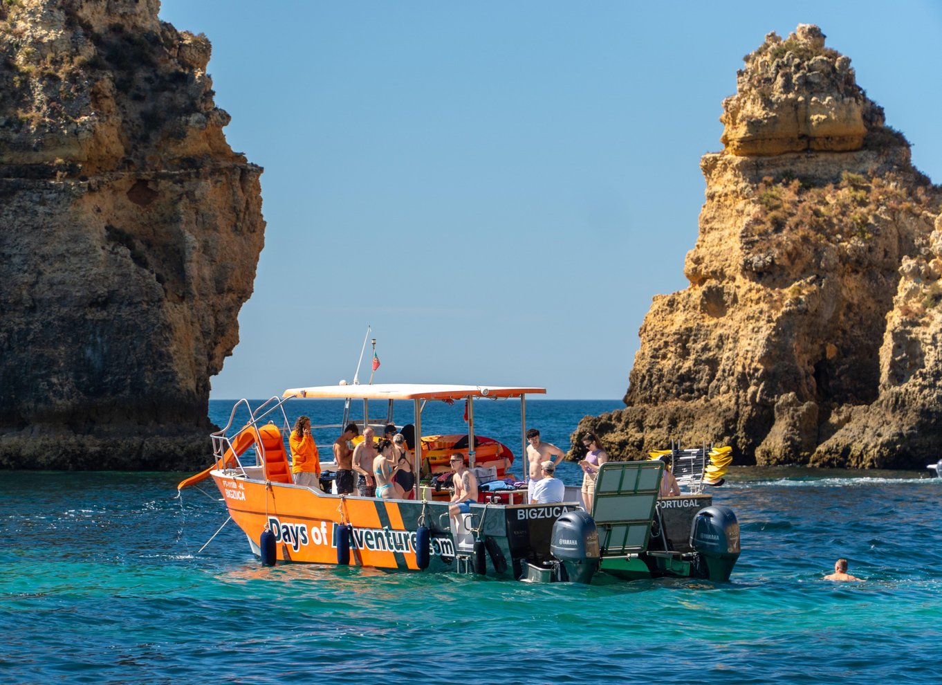 Fra Lagos: Kajaktur i Ponta da Piedade-grotterne fra katamaran
