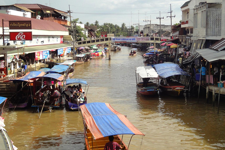 BKK: Damnoen Floating Market, Maeklong Rail & River Bridge