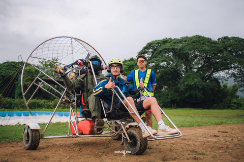Paramotor Flight Experience in Vang Vieng, Laos