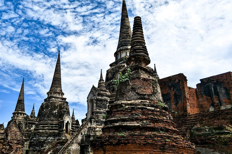Ayutthaya : visite des sites incontournables avec le parc historique de l&#039;UnescoAyutthaya : visite privée en anglais avec les sites incontournables et un tour en bateau
