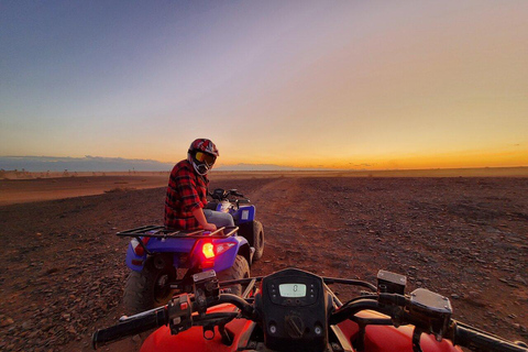 Quad biking sunset in Marrakech