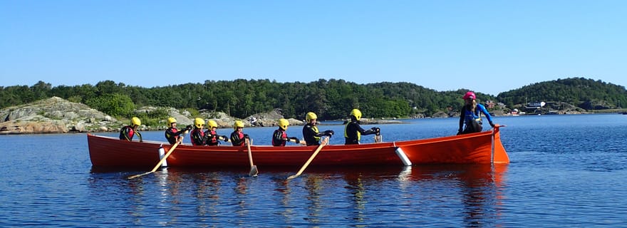 Tromøya : Expérience en bateau à rames