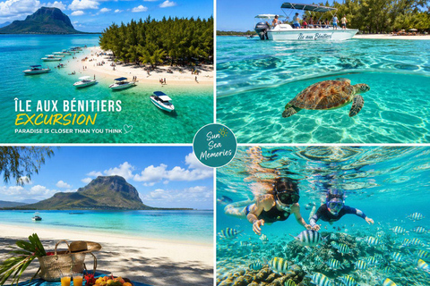 Mauritius: Île aux Bénitiers Dolphin watching All Inclusive Île aux Bénitiers - All Inclusive – Shared Navette Transfer