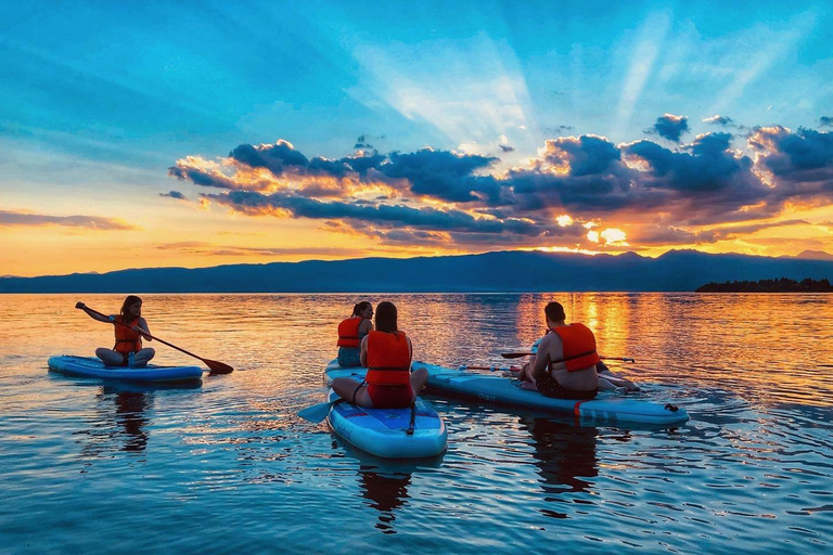 Ohrid: Stand Up Paddleboarding Tour with Landmarks &amp; Photos