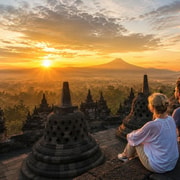Yogyakarta: Borobudur climb-up guarantee & Prambanan temple