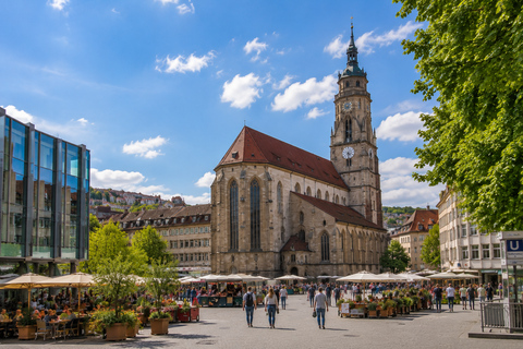 Stuttgart: Guided Walking Tour with Eugensplatz Viewpoint