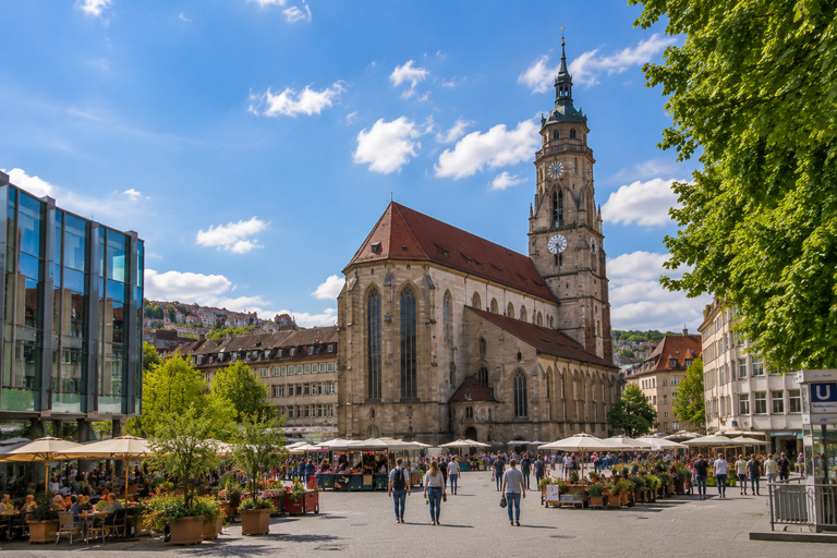 Stuttgart: Guided Walking Tour with Eugensplatz Viewpoint