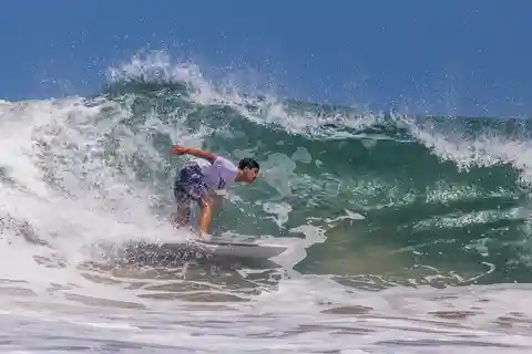 Las Catalinas strandstad i Costa Rica: Surfinglektioner