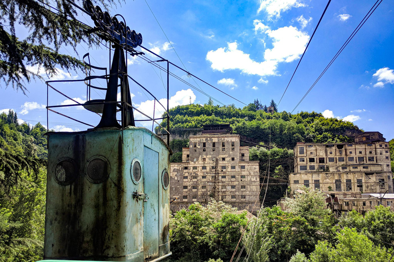 From Tbilisi: Chiatura Cable Cars, Katskhi & Family Lunch