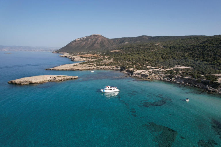 Paphos: Blue Lagoon halve dag boottocht met hoteltransfer