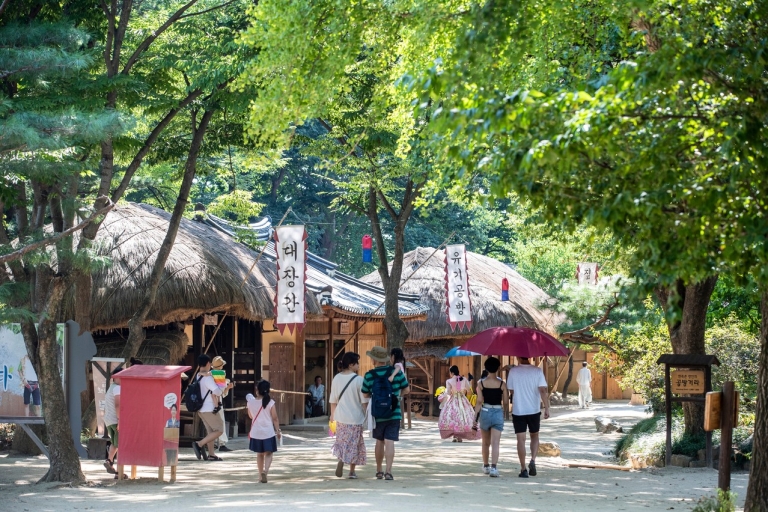 Z Seulu: całodniowa wycieczka do twierdzy Suwon Hwaseong i wioski ludowejJednodniowa wycieczka z punktem spotkań Dongdaemun